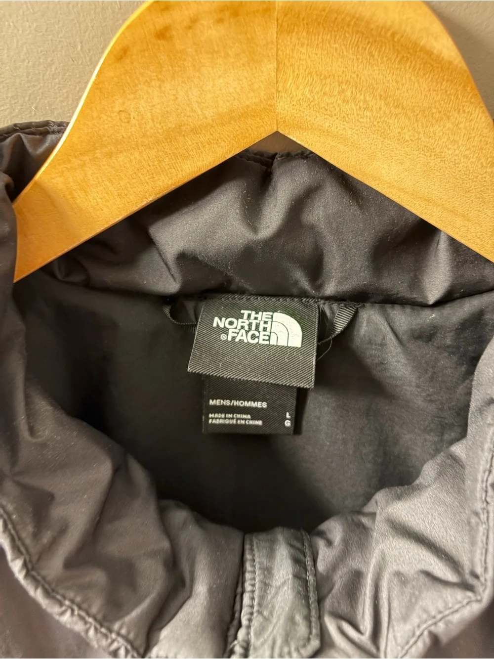 North face puffer jacket large